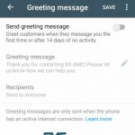 whatsapp business greeting message image